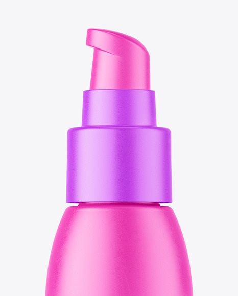 Matte Plastic Airless Bottle Mockup Matte Plastic Airless Bottle Mockup