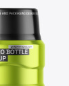 Metallic Thermo Bottle Mockup