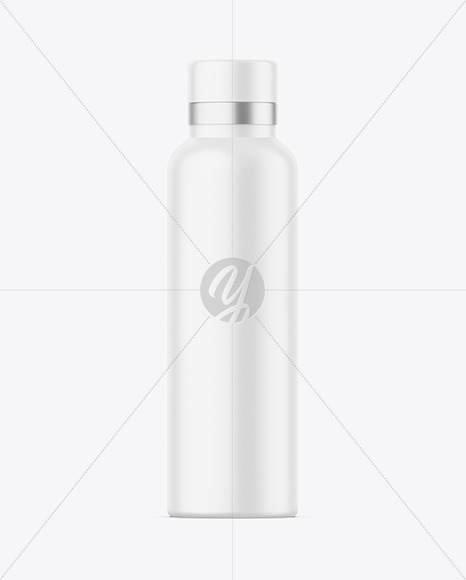 Matte Thermos Bottle Mockup