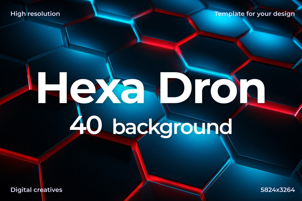 Hexa Dron ❊ Background Set