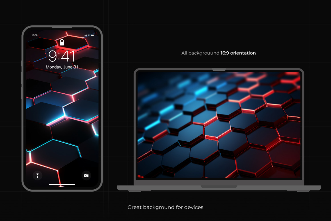 Hexa Dron ❊ Background Set Hexa Dron ❊ Background Set