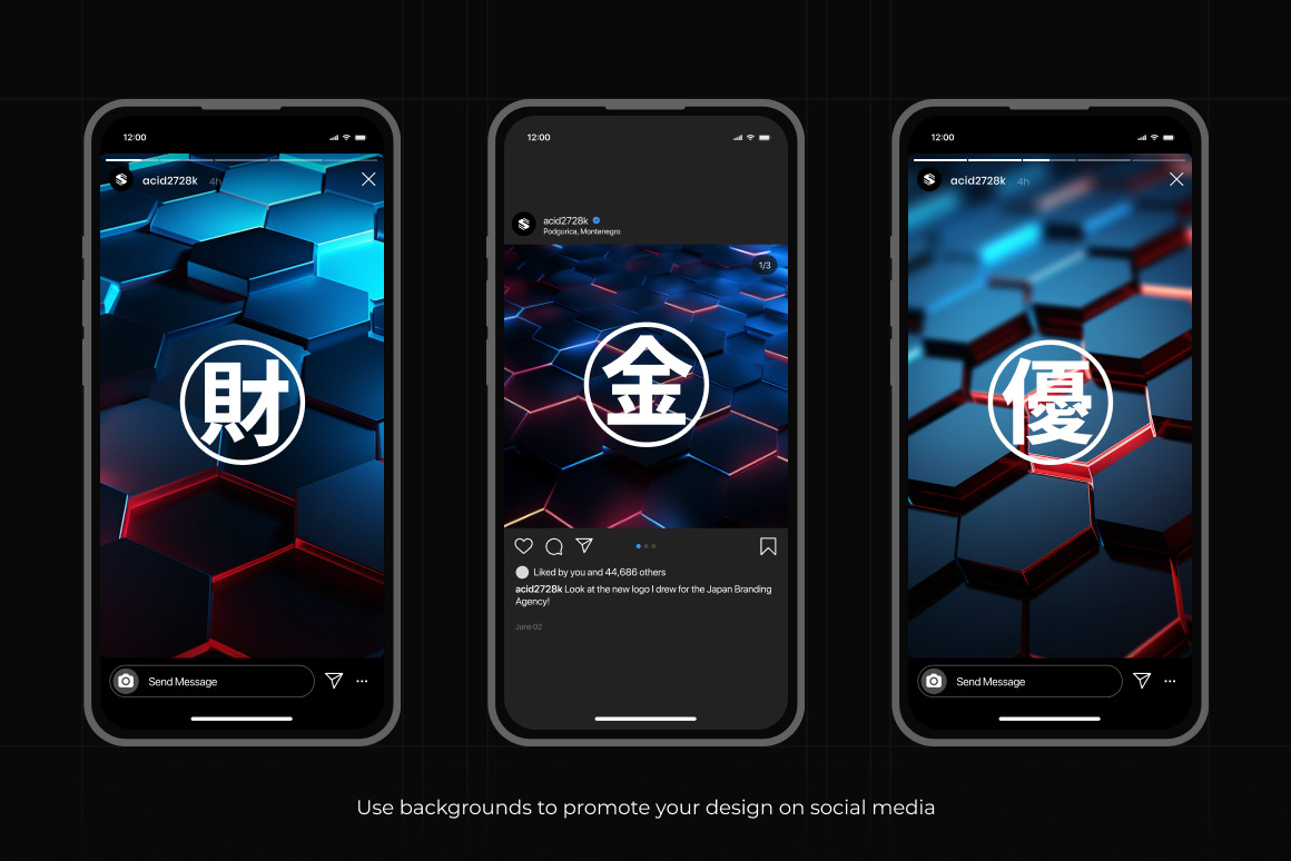 Hexa Dron ❊ Background Set Hexa Dron ❊ Background Set