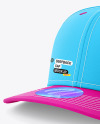 Snapback Mockup - Half Side View