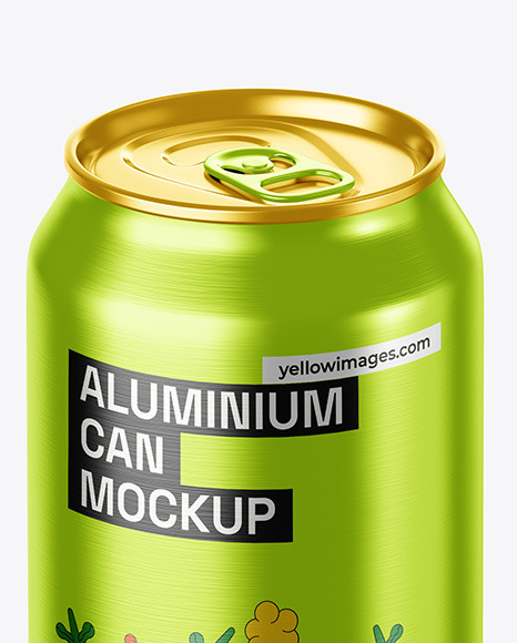 Two Aluminium Cans Mockup