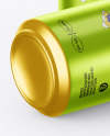 Two Aluminium Cans Mockup