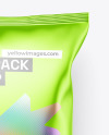 Matte Metallic Snack Pack Mockup