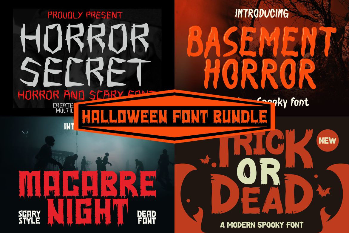 Halloween Font Bundle