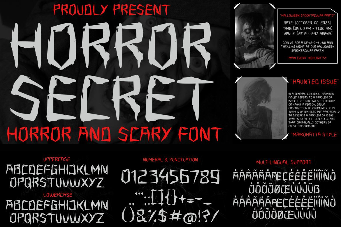 Halloween Font Bundle