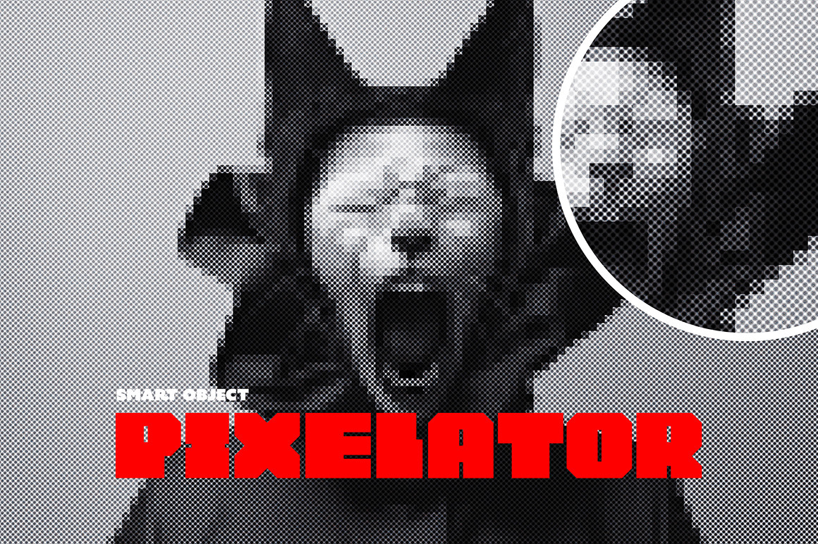 Pixel Photo Effect Pixel Photo Effect