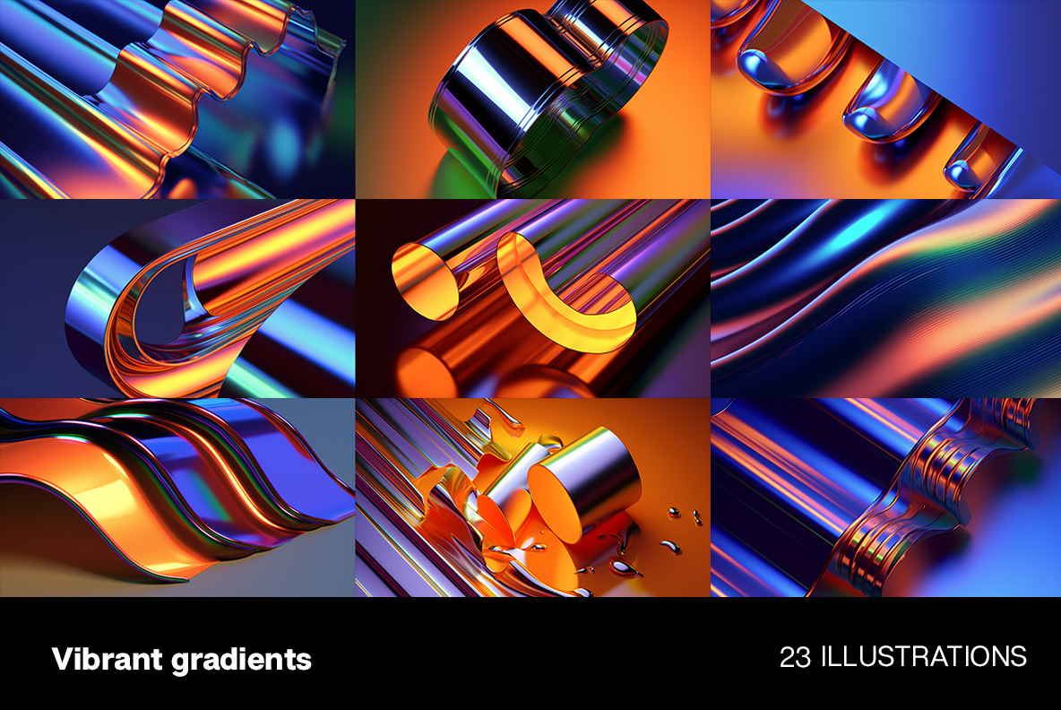 Vibrant gradients Vibrant gradients