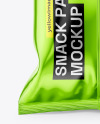 Metallic Snack Pack Mockup