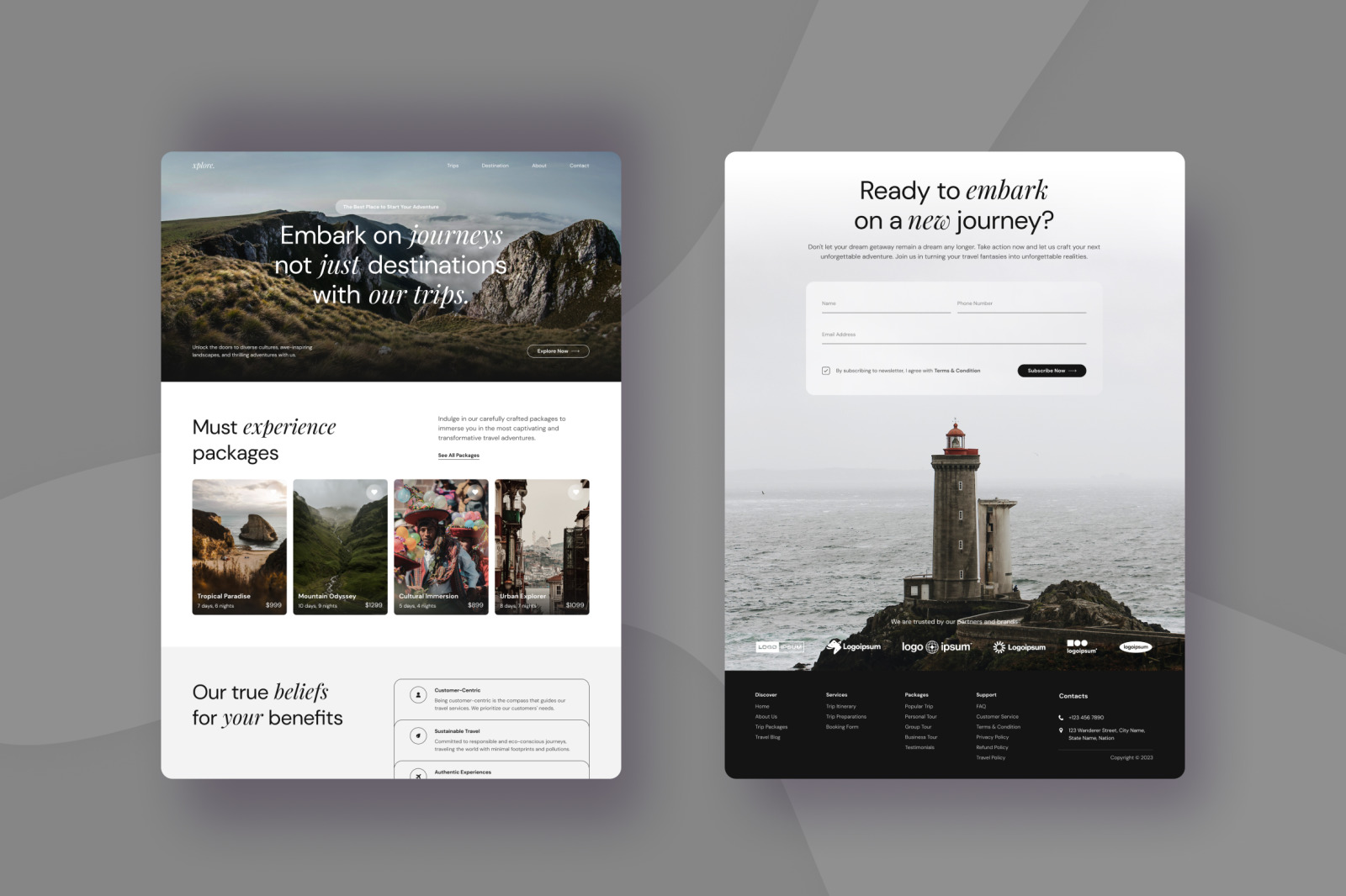 xplore - Travel Agency Landing Page xplore - Travel Agency Landing Page