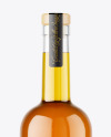 Clear Glass Whiskey Bottle Mockup