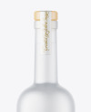 Frosted Glass Vodka Bottle Mockup