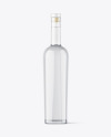 Clear Glass Vodka Bottle Mockup Clear Glass Vodka Bottle Mockup