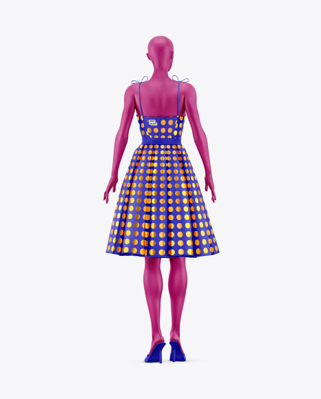 Women's Dress w/ Mannequin Mockup