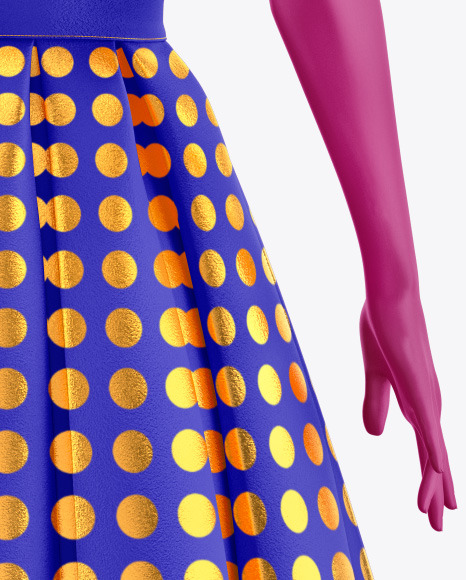 Women's Dress w/ Mannequin Mockup