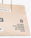 Kraft Paper Bag Mockup