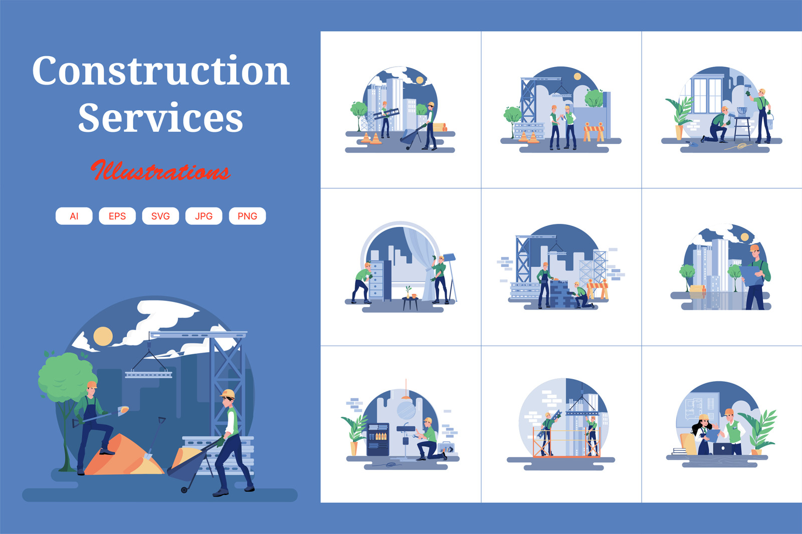 M458_Construction Illustration Pack