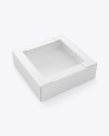 Empty Carton Box Mockup