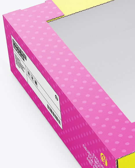 Empty Carton Box Mockup