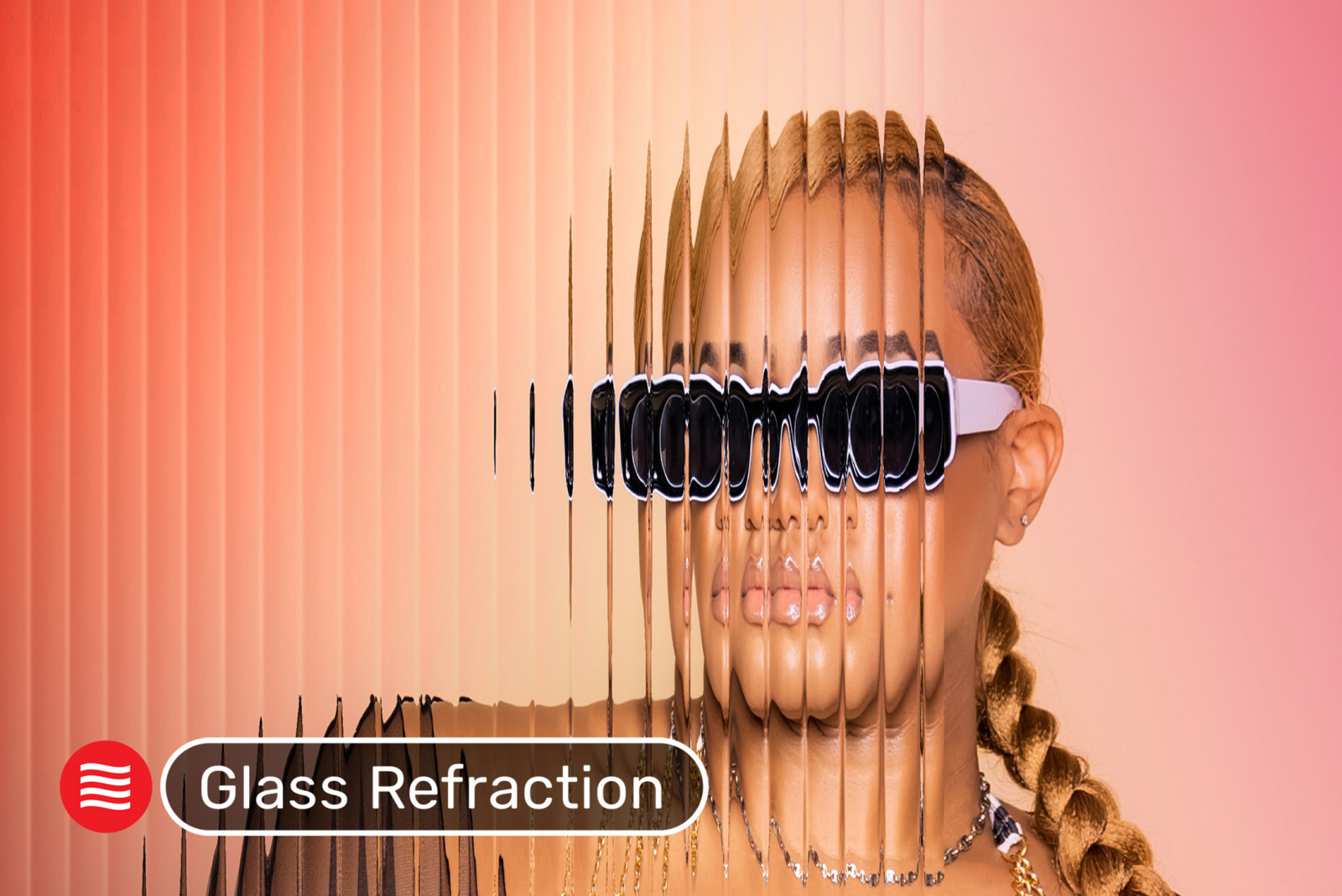 Glass Refract Effect - Glass Refraction Effect