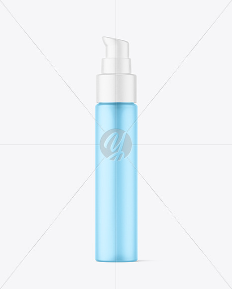 Frosted Plastic Airless Bottle Mockup Frosted Plastic Airless Bottle Mockup