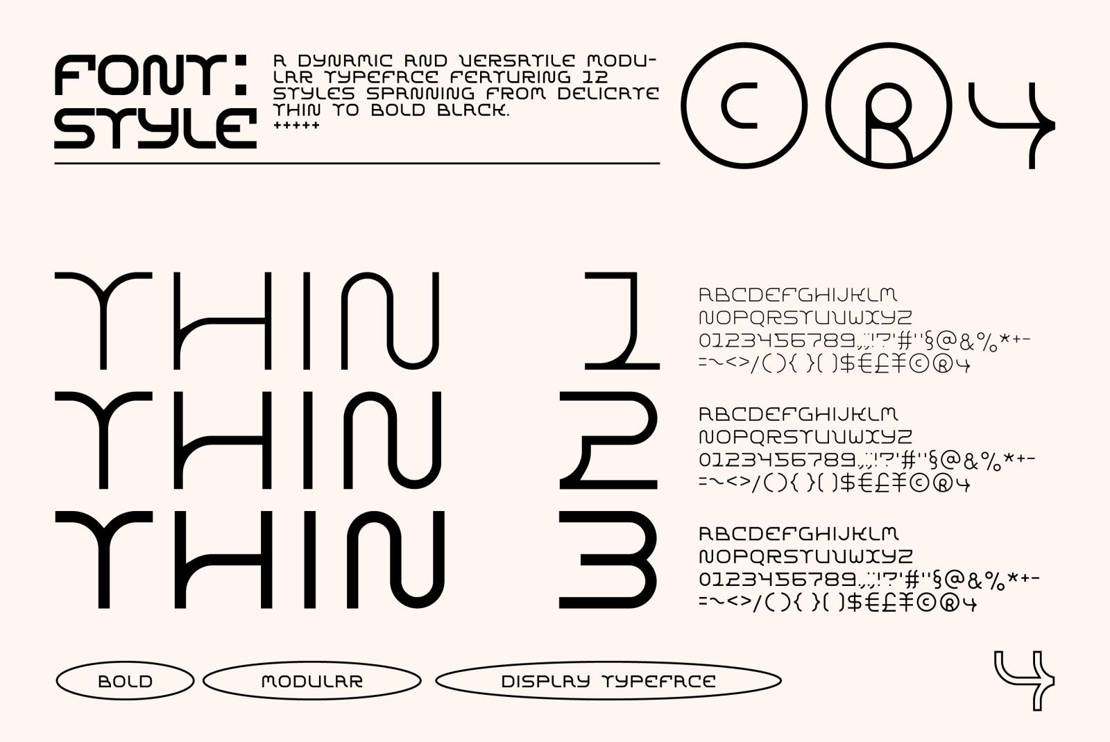 Kesmod Font - 12 styles