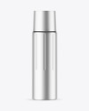 Matte Metallic Thermo Bottle Mockup