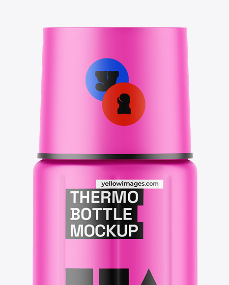 Matte Thermo Bottle Mockup