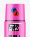 Matte Thermo Bottle Mockup