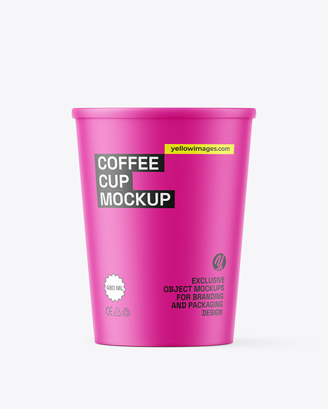 250ml Coffee Cup Mockup