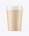 Kraft Paper Coffee Cup Mockup