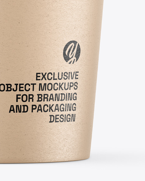 Kraft Paper Coffee Cup Mockup