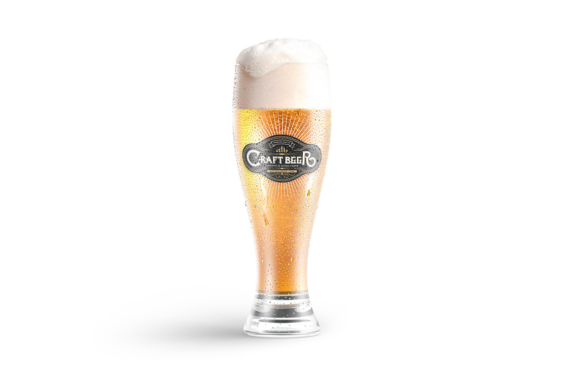 Beer Glass Animated Mockup