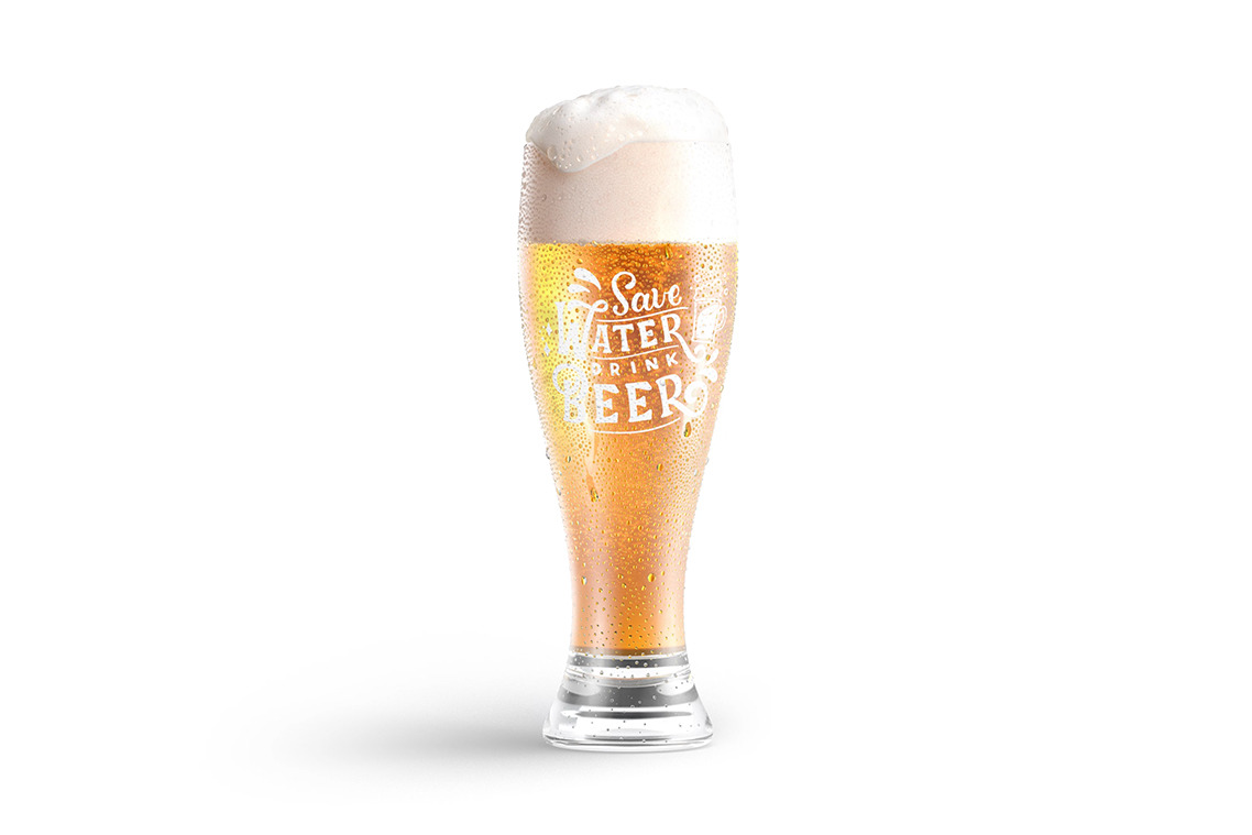 Beer Glass Animated Mockup