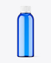 Blue Plastic Bottle Mockup