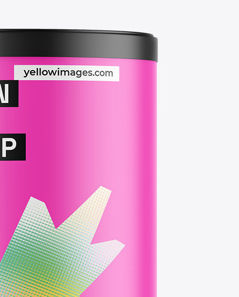 Matte Protein Jar Mockup