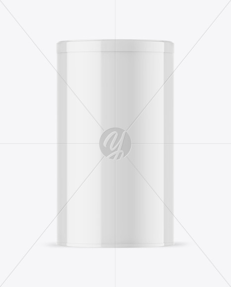 Glossy Protein Jar Mockup