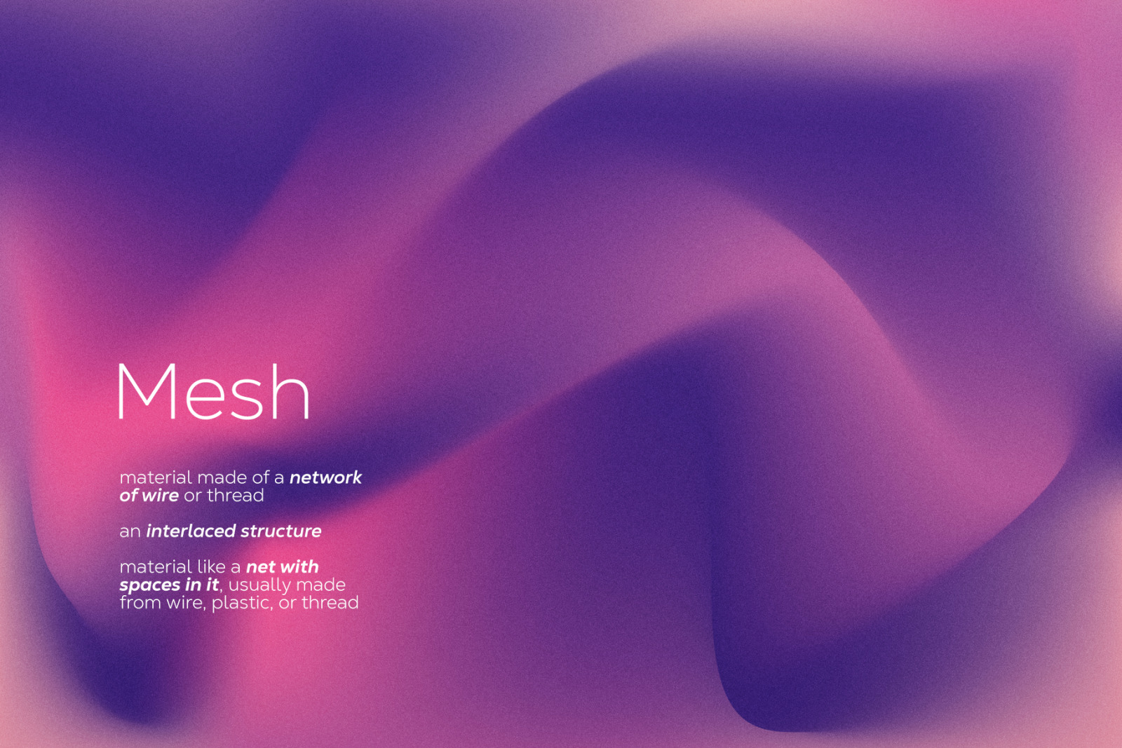 Grainy Gradient Mesh Collection