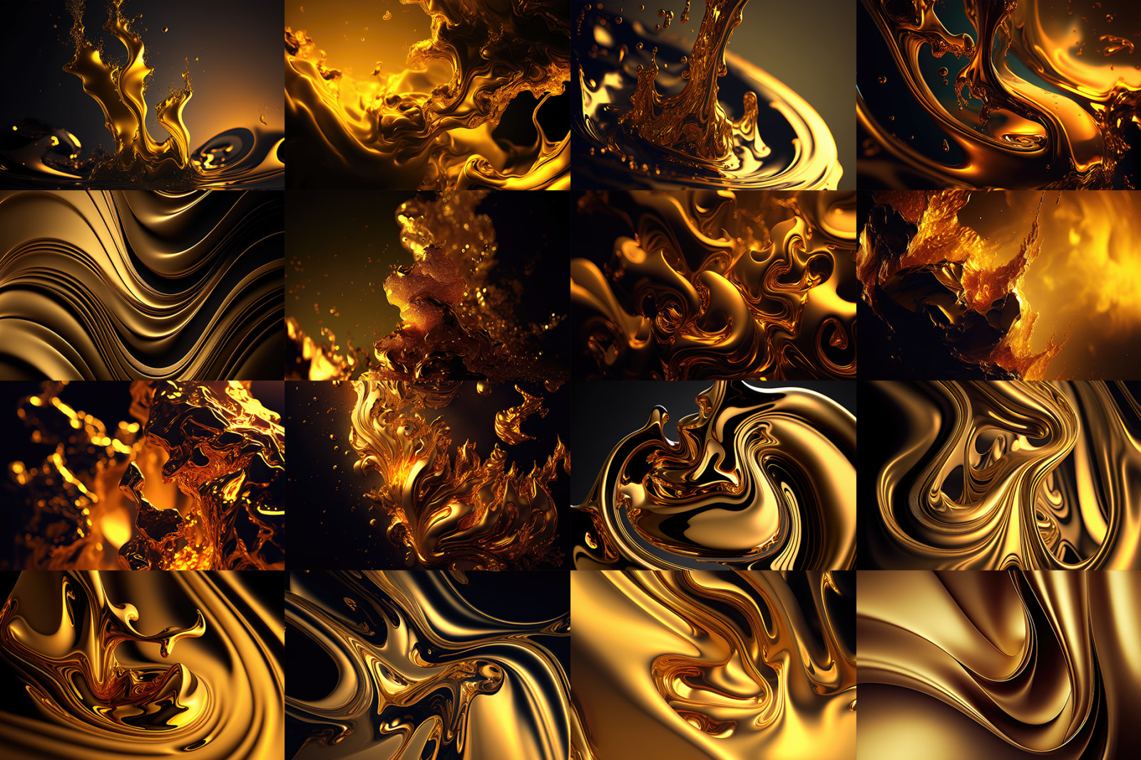 100 Gold Backgrounds &amp; Textures