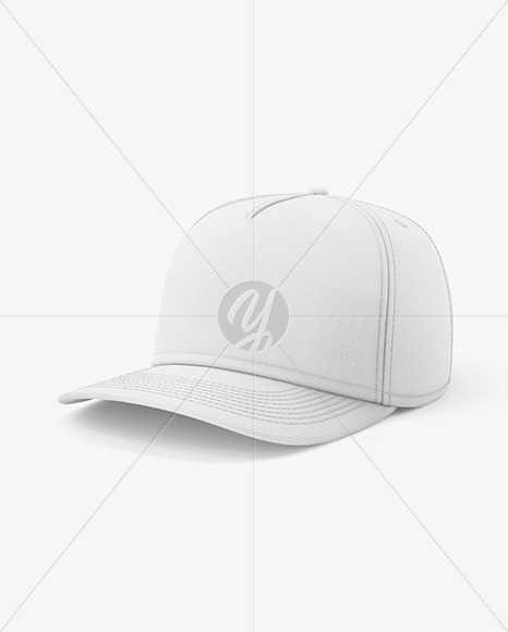 Snapback Mockup - Half Side View