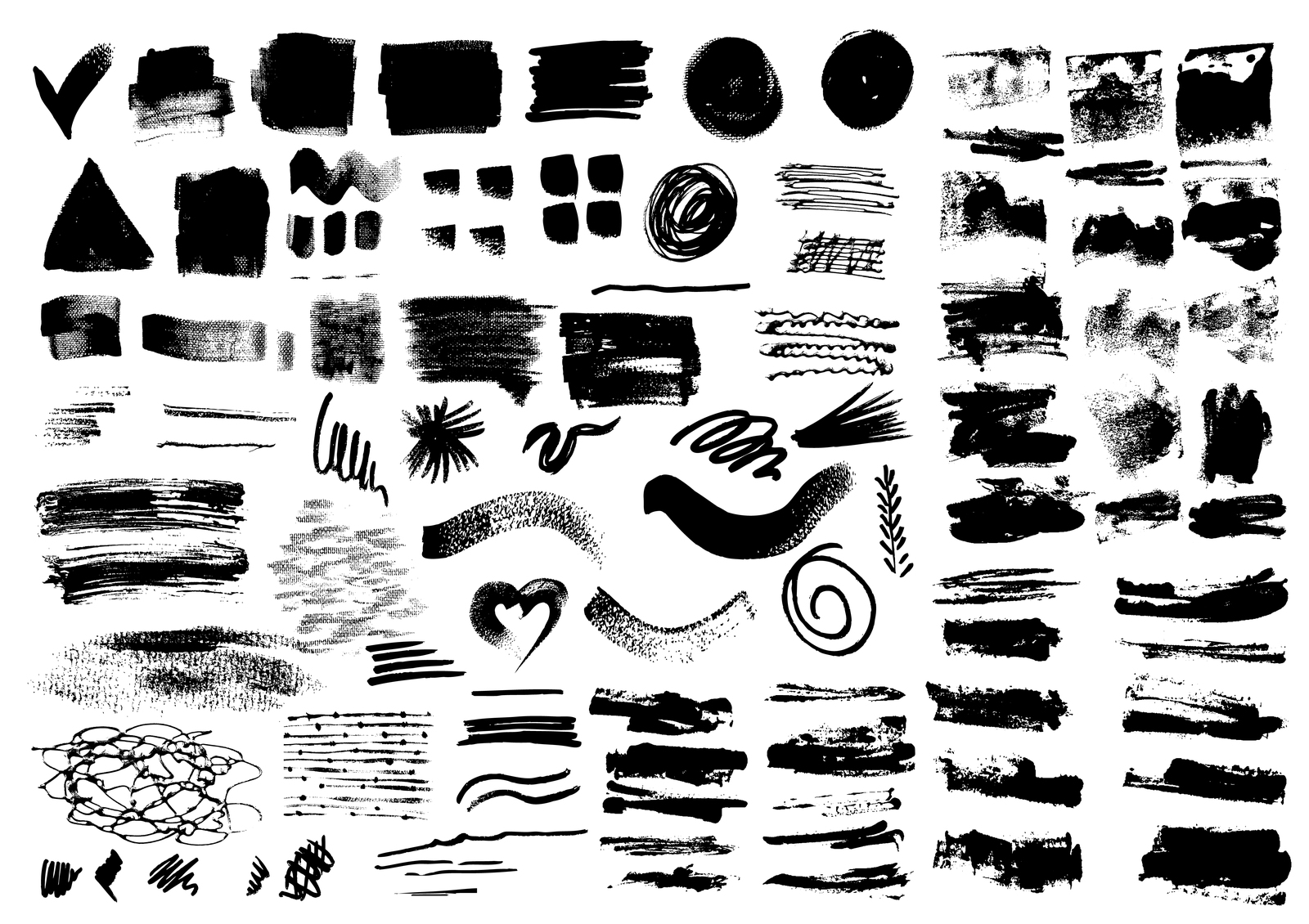 Superpack: 91 ink brushes