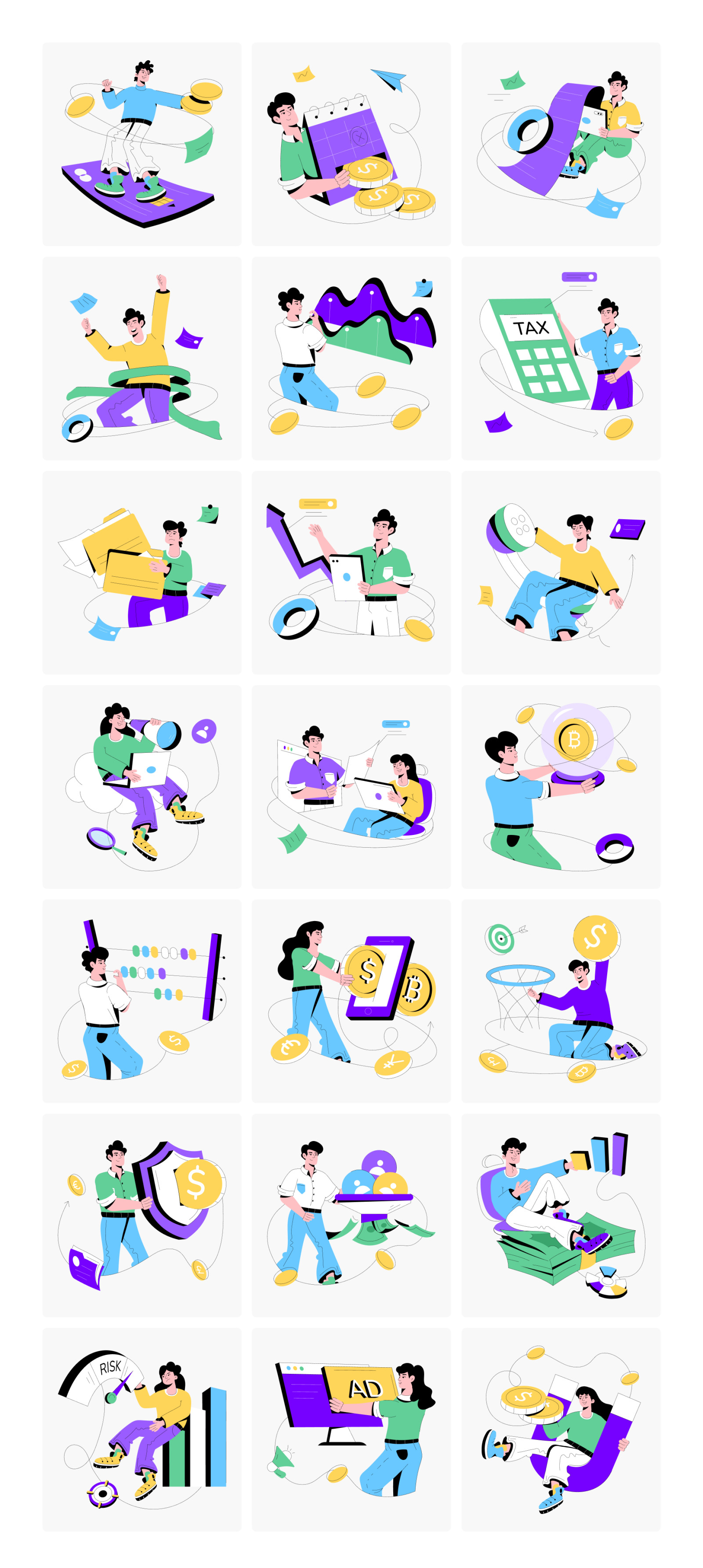 Animated Business Illustrations Animated Business Illustrations