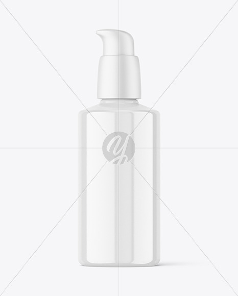 Glossy Airless Bottle Mockup