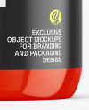 Glossy Plastic Bottle with Pump Mockup Glossy Plastic Bottle with Pump Mockup