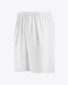 Football Shorts Mockup - Half Side View