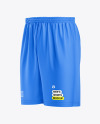 Football Shorts Mockup - Half Side View