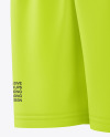 Football Shorts Mockup - Half Side View