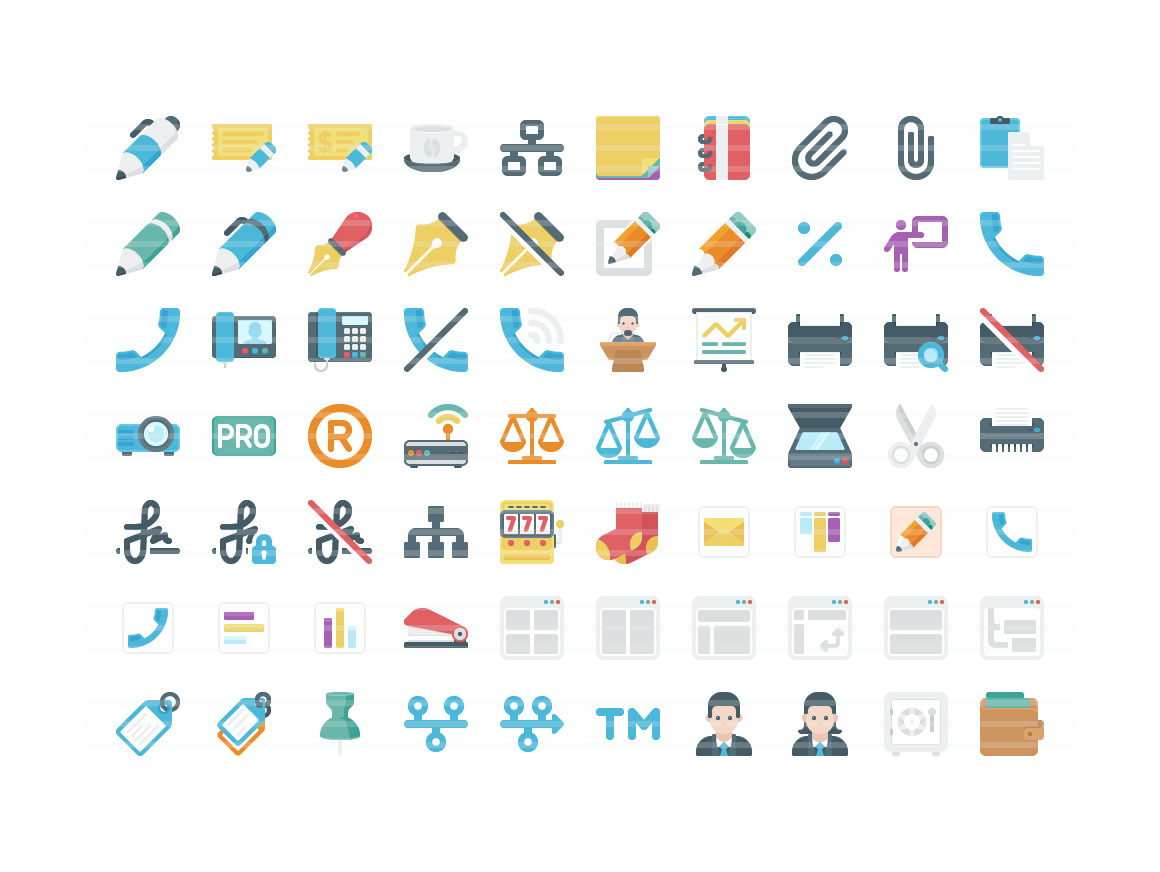 Perfico: Business icon set